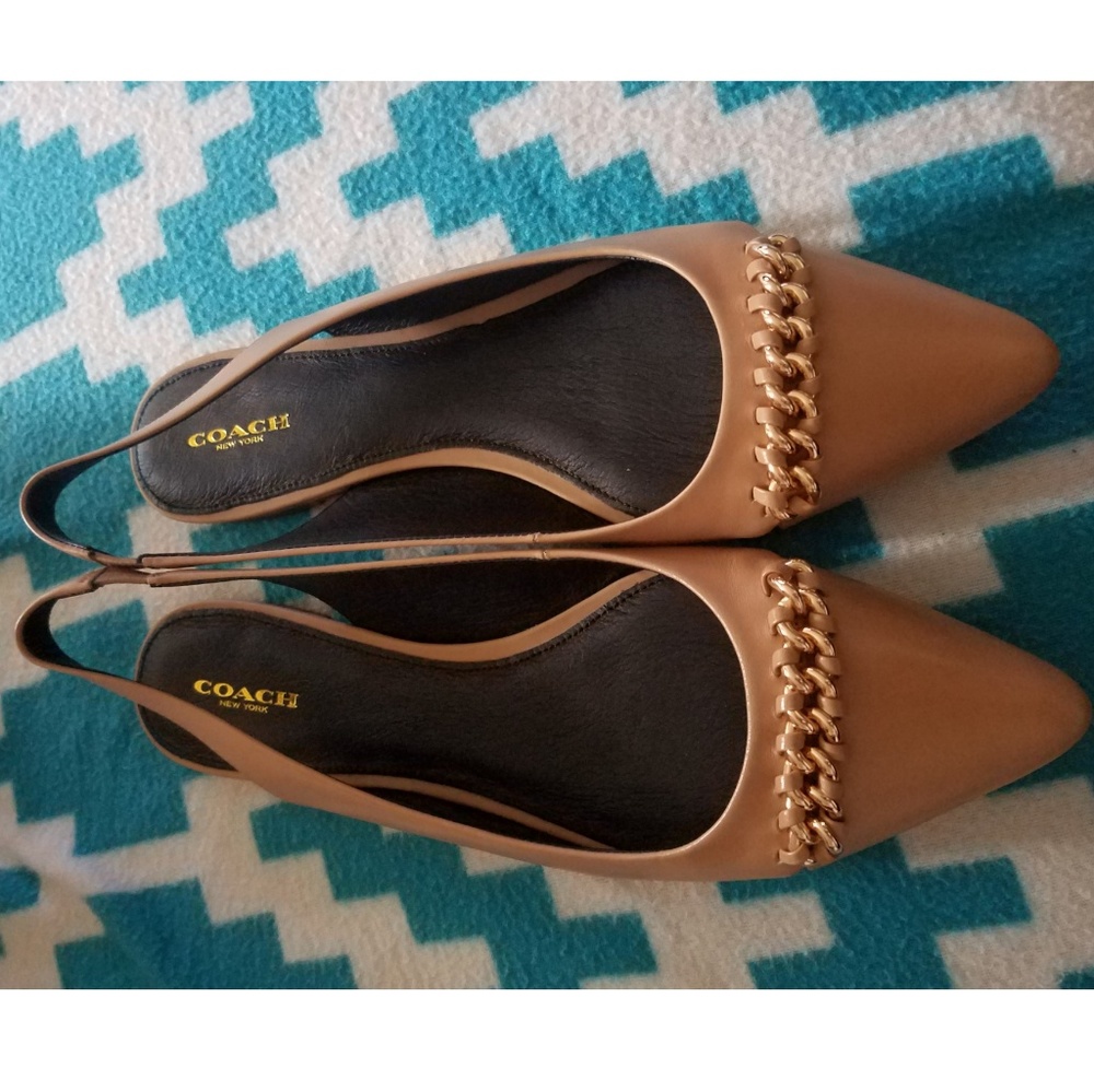 COACH Rodney slingbacks flats